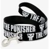 HUNIVERS Buckle-Down Marvel The Punisher Logo Dog Leash