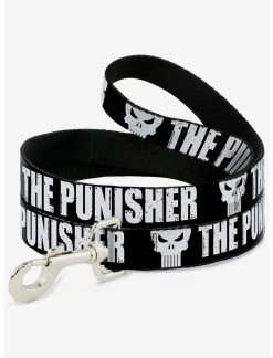 HUNIVERS Buckle-Down Marvel The Punisher Logo Dog Leash