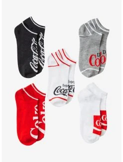 HUNIVERS Coca-Cola No-Show Socks 5 Pair