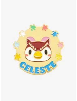 HUNIVERS Animal Crossing: New Horizons Celeste Portrait Enamel Pin