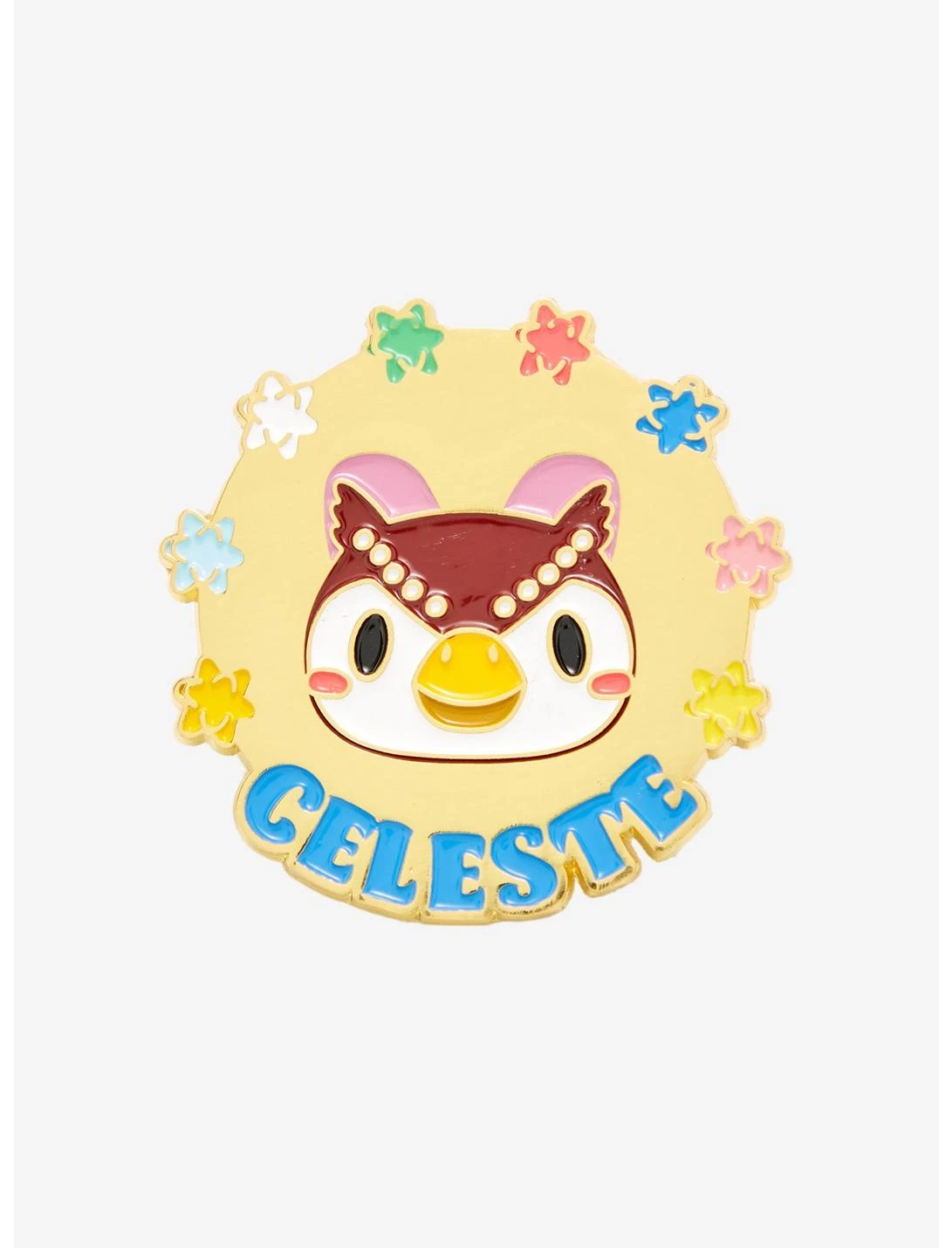 HUNIVERS Animal Crossing: New Horizons Celeste Portrait Enamel Pin 1 HUNIVERS Animal Crossing: New Horizons Celeste Portrait Enamel Pin