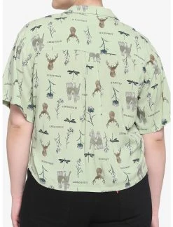 HUNIVERS Outlander Floral Woven Button-Up Plus Size -Her Universe Sales 16714630 av2