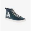 HUNIVERS Marvel Avengers Logo Hi-Top Sneakers