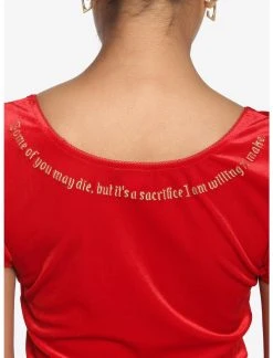 HUNIVERS Shrek Lord Farquaad Velvet Skimmer Top -Her Universe Sales 17604608 av3