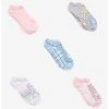 HUNIVERS Care Bears Plaid & Stripe No-Show Socks 5 Pair
