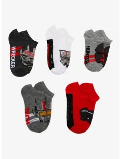 HUNIVERS Star Wars: The Bad Batch No-Show Socks 5 Pair