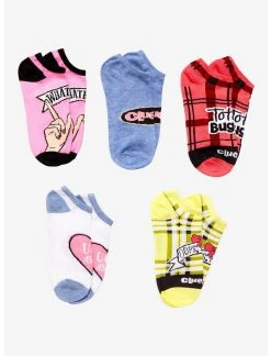 HUNIVERS Clueless Quotes No-Show Socks 5 Pair