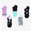 HUNIVERS Disney Mickey Mouse Pastel No-Show Socks 5 Pair