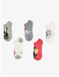 HUNIVERS Star Wars Boba Fett & Fennec Shand No-Show Socks 5 Pair