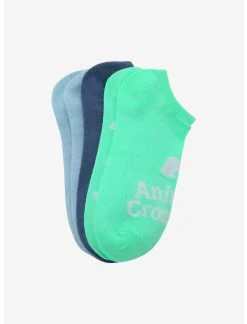 HUNIVERS Animal Crossing Character Fruit No-Show Socks 5 Pair -Her Universe Sales 18488947 av2