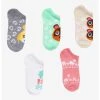 HUNIVERS Animal Crossing: New Horizons Tom & Isabelle No-Show Socks 5 Pair