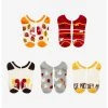 HUNIVERS Disney Mickey Mouse Harvest No-Show Socks 5 Pair