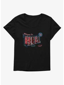 Null Supernatural Welcome To Hell Womens T-Shirt Plus Size