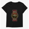 Null Supernatural Crowley King Of Hell Badge Girls T-Shirt Plus Size