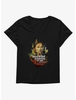 Null Supernatural Sam Winchester Getting Killed Girls T-Shirt Plus Size