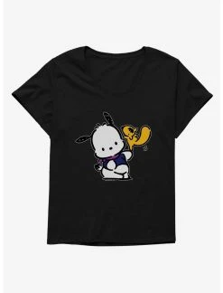 Null Pochacco Dancing With Mon-Mon Womens T-Shirt Plus Size