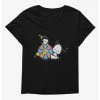 Null Pochacco Swimming Party Womens T-Shirt Plus Size