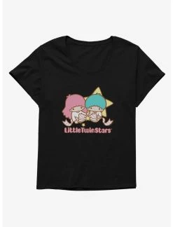 Null Little Twin Stars Dreamy Bow Womens T-Shirt Plus Size