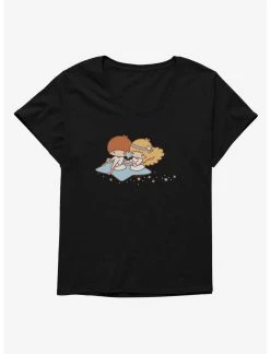 Null Little Twin Stars Magic Journey Womens T-Shirt Plus Size