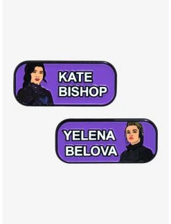 HUNIVERS Marvel Hawkeye Kate & Yelena Enamel Pin Set