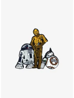 HUNIVERS Star Wars Four Droids Enamel Pin Her Universe Exclusive