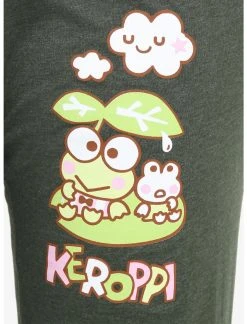Bioworld Keroppi Clouds Green Pajama Pants Plus Size -Her Universe Sales 18781173 av2