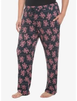 Bioworld Harry Potter Gryffindor House Pajama Pants Plus Size