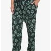 Bioworld Harry Potter Slytherin House Pajama Pants Plus Size