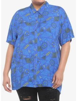 HUNIVERS Her Universe Marvel Black Panther: Wakanda Forever Nakia Woven Button-Up Plus Size