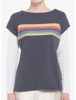 HUNIVERS Her Universe Doctor Who Thirteenth Doctor Twofer Long-Sleeve T-Shirt