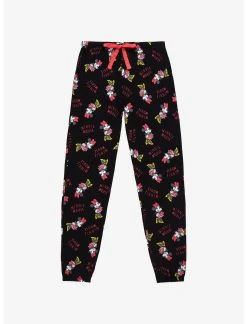 HUNIVERS Disney Minnie Mouse Allover Print Jogger Pajama Pants