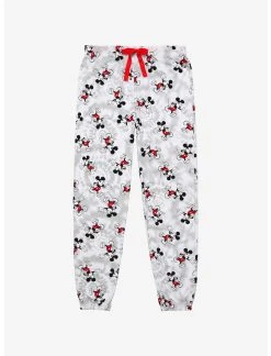HUNIVERS Disney Mickey Mouse Tie-Dye Jogger Pajama Pants