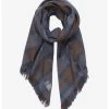 HUNIVERS Her Universe Outlander Tartan Plaid Fringe Scarf