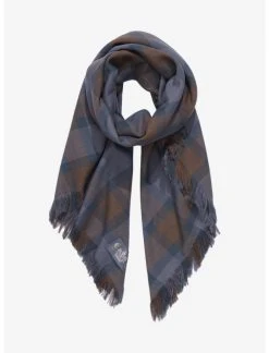 HUNIVERS Her Universe Outlander Tartan Plaid Fringe Scarf