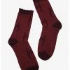 HUNIVERS Her Universe Marvel WandaVision Scarlet Witch Tiara Crew Socks