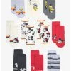 Null Disney Vintage Character No-Show Socks 10 Pair
