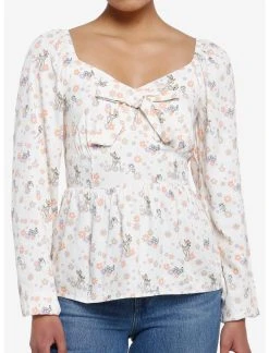 HUNIVERS Her Universe Disney Bambi Peplum Top