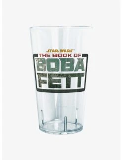 Null Star Wars The Book Of Boba Fett Boba Fett Main Logo Pint Glass