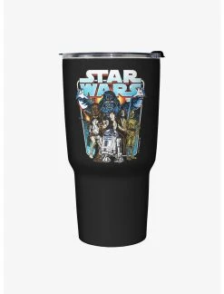 Null Star Wars Classic Battle Black Stainless Steel Travel Mug
