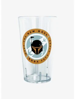 Null Star Wars The Book Of Boba Fett New Boss Badge Pint Glass