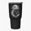 Null Star Wars Empire Head Black Stainless Steel Travel Mug