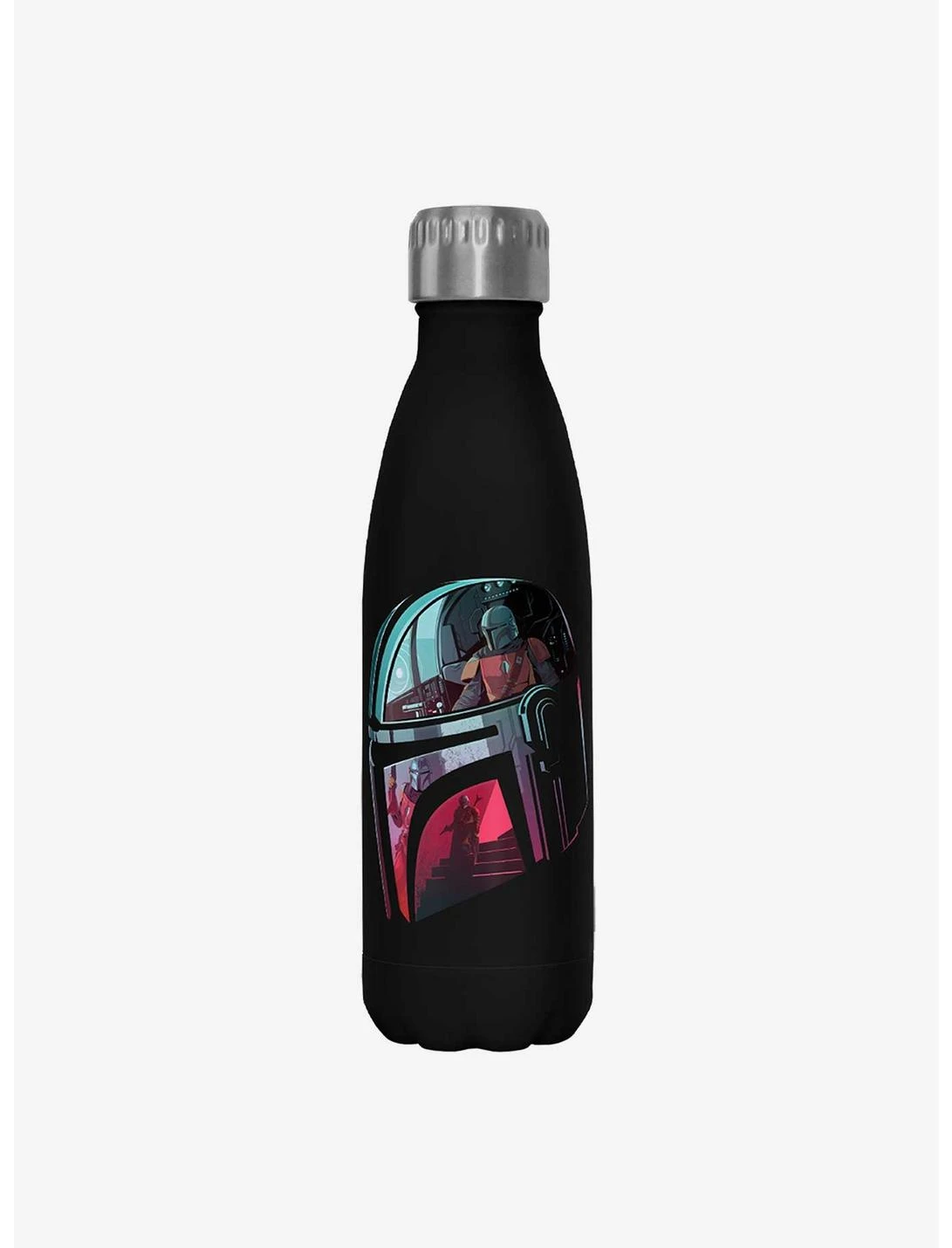 Null Star Wars The Mandalorian Helmet Explanation Black Stainless Steel Water Bottle 1 Null Star Wars The Mandalorian Helmet Explanation Black Stainless Steel Water Bottle