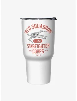 Null Star Wars Starfighter Corps White Stainless Steel Travel Mug