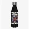 Null Star Wars The Mandalorian The Way Black Stainless Steel Water Bottle