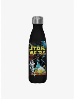 Null Star Wars Rebel Classic Black Stainless Steel Water Bottle