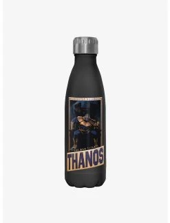 Null Marvel The Avengers Thanos The Mad Titan Stainless Steel Water Bottle
