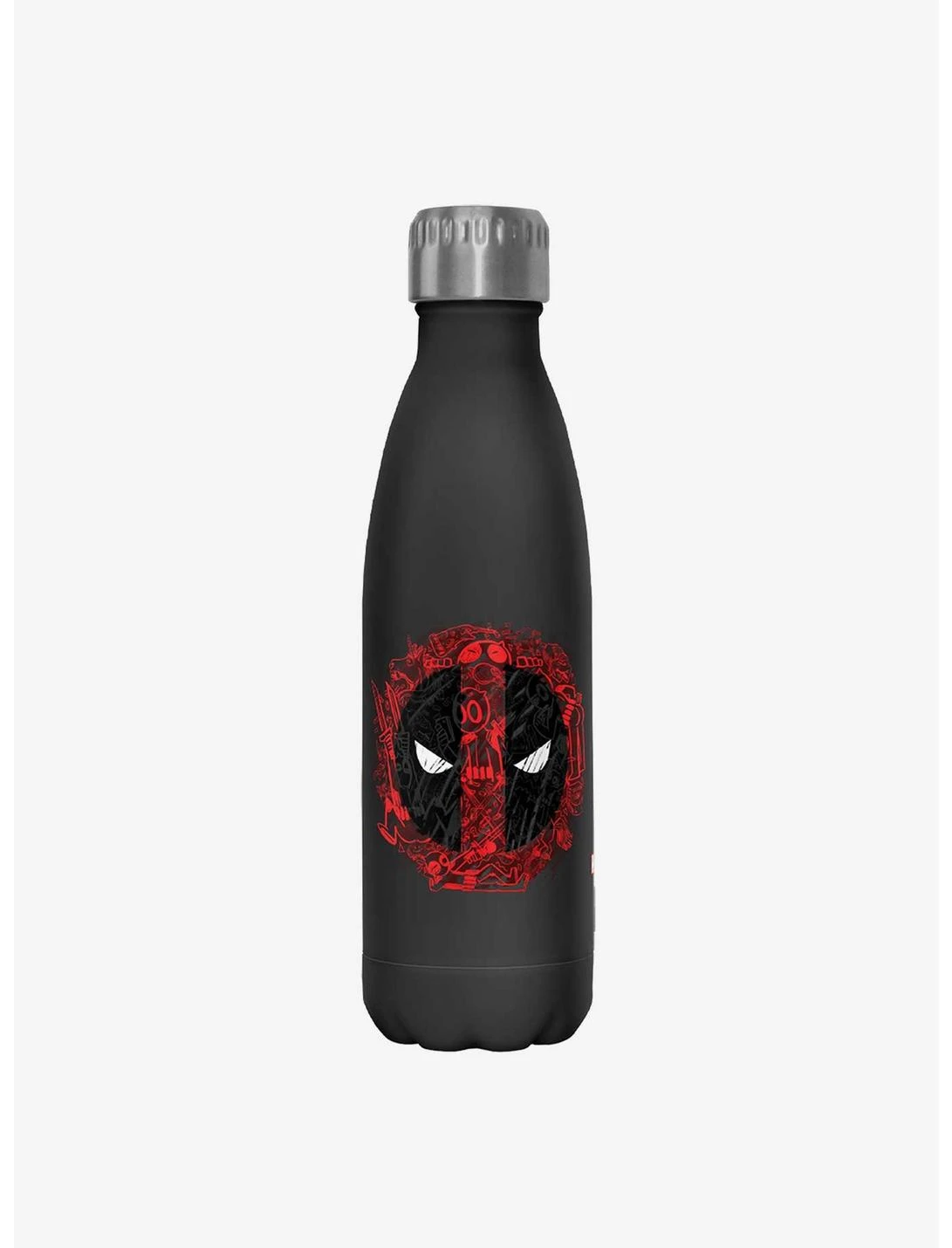 Null Marvel Deadpool Overlay Logo Stainless Steel Water Bottle 1 Null Marvel Deadpool Overlay Logo Stainless Steel Water Bottle