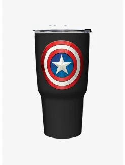 Null Marvel Captain America Shield Travel Mug