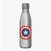 Null Marvel Captain America Shield Stainless Steel Water Bottle