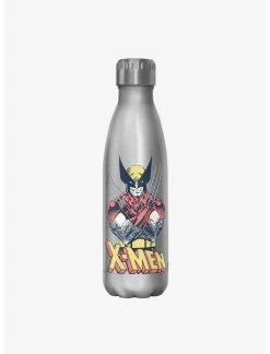 Null Marvel Vintage Wolverine Stainless Steel Water Bottle